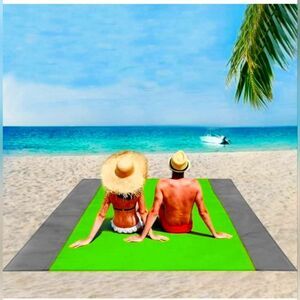 ISOPHO Beach Blanket,Picnic Blankets Waterproof Sandproof for 4-7 Adults